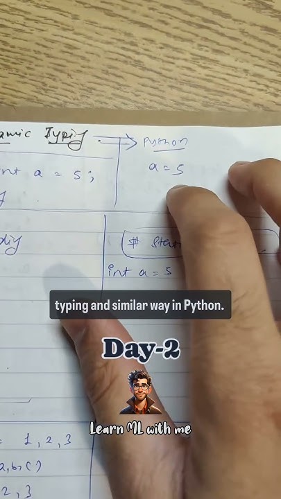 Day 2: Diving into Python fundamentals with CampusX! 🐍📘 - YouTube