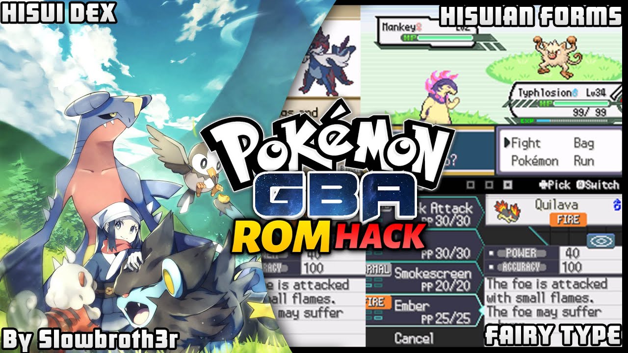 [Updated] Pokemon Sword and Shield GBA ROM Hack With Hisuian