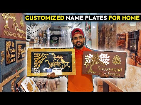 Designer Home Name Plates At Budget Price || Personalized Name Plates || Custom LED Neon Light