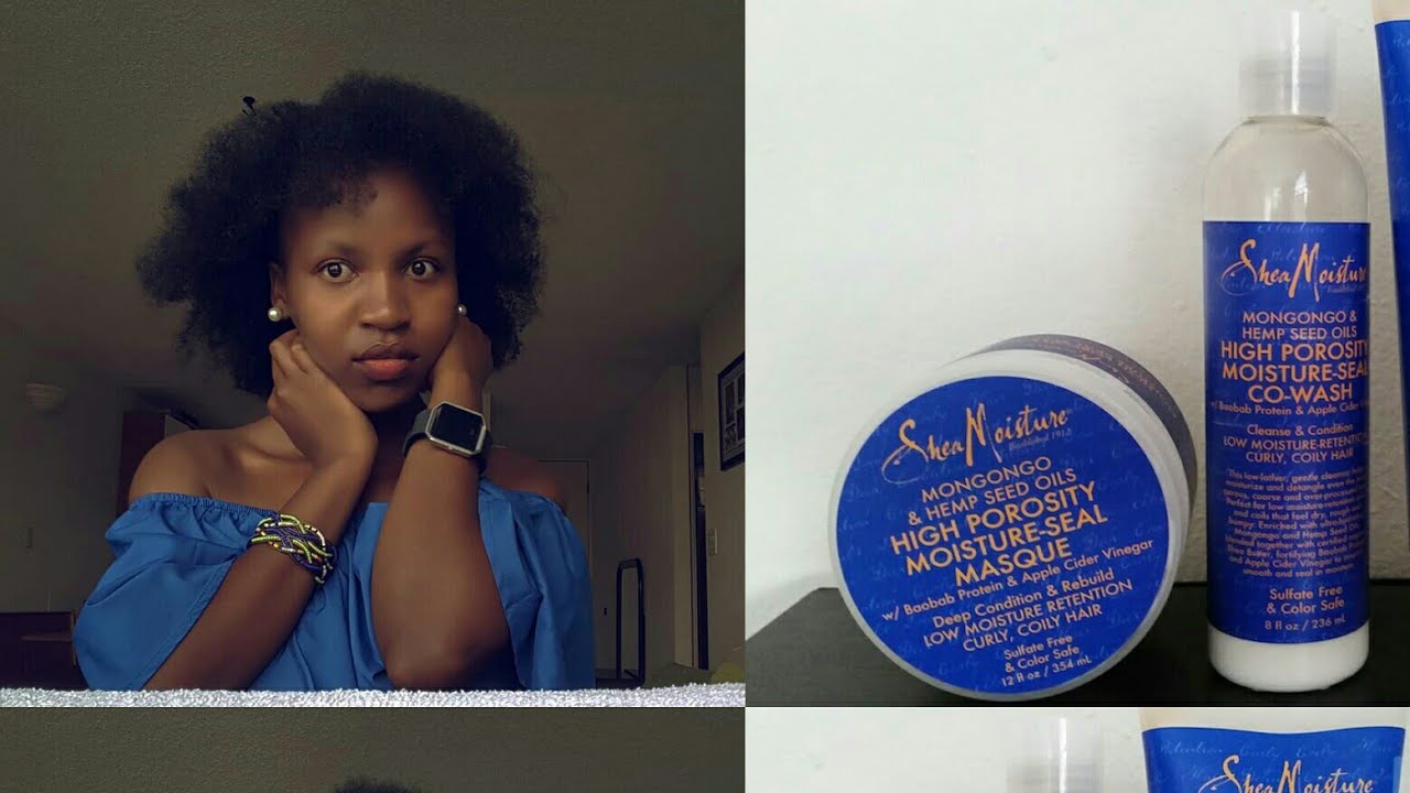 SHEA MOISTURE PRODUCTS REVIEW (HIGH POROSITY ) NATURAL HAIR JOURNEY 8