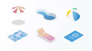 Isometric Travel Icons - Elements | After Effect Template