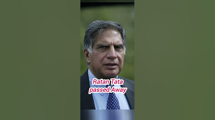 Ratan Tata passed away#ratantata #passed #sadnews #tata