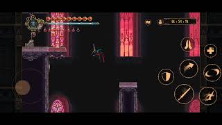 Miriam challenge-4 (without lantern jump) in Blasphemous.