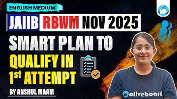 JAIIB RBWM NOV 2025 | SMART PLAN to Qualify in 1st Attempt 📘 | By Anshul Ma
