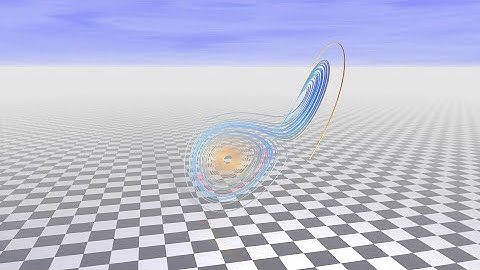 POV-Ray animation of Lorenz attractor