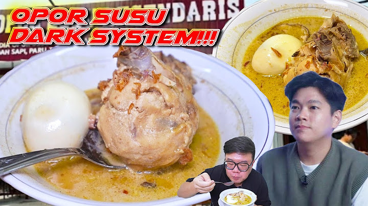 JONATHAN LIANDI JUALAN AYAM OPOR TAPI PAKE SUSU!! UNIK BANGET..