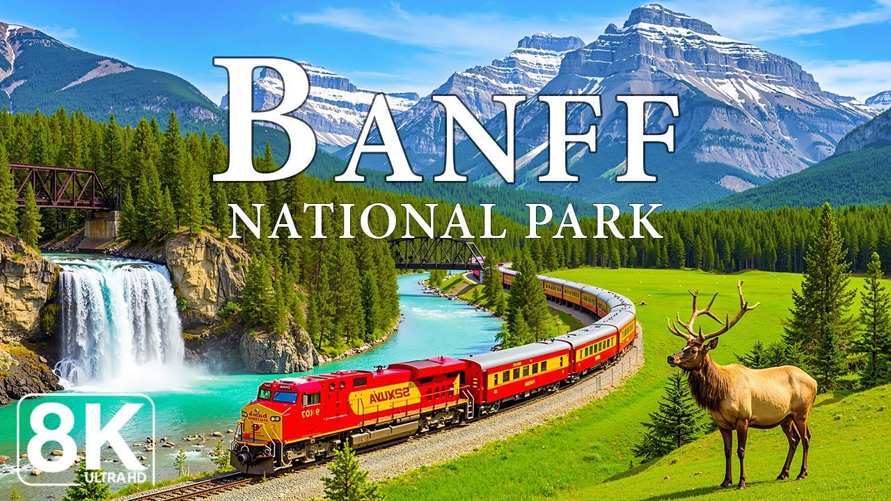 Национальный парк Банфф (8 км) – Зеркальные озера, Снежные вершины и жемчужина природы Канады.