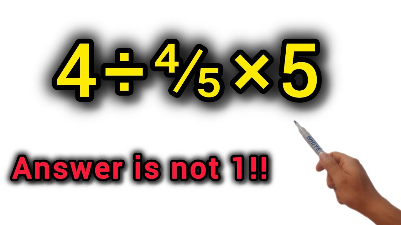 POV: This Simple Math Problem Will Surprise You! - YouTube