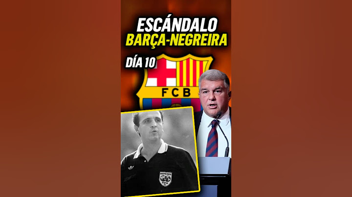 🚨 NEGREIRA: EL BARCELONA ME PAGABA PARA BUSCAR LA NEUTRALIDAD EN LA COMPETICIÓN