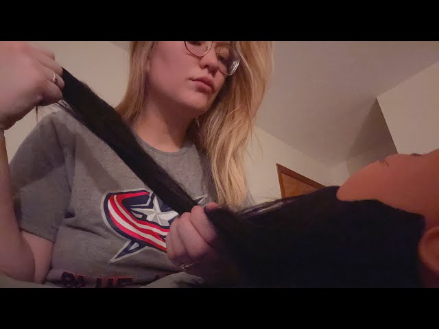 LOFI ASMR: Brushing out your tangles + Head Massage | No talking