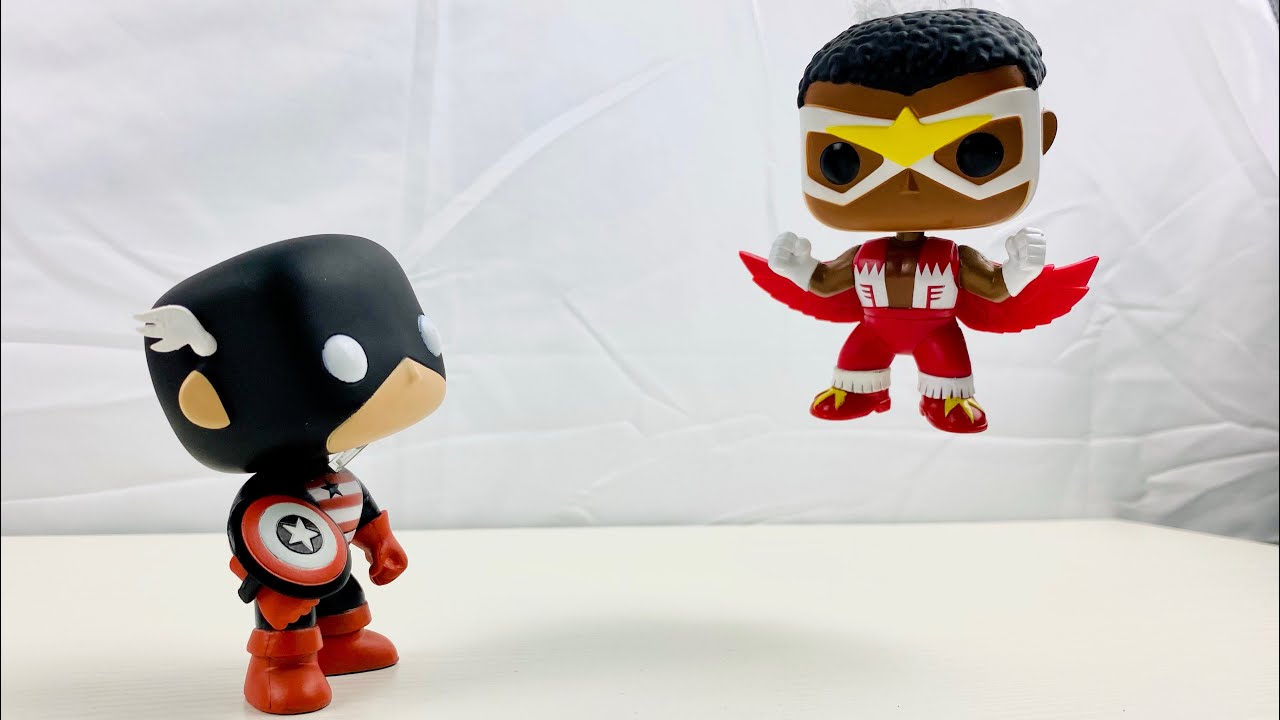 Marvel The Falcon and U.S Agent Comic Funko Pop | Unboxing & Review ASMR