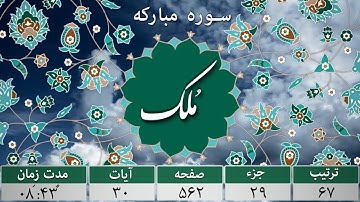 سوره ملک - ترجمه صوتی و تصویری ۱۱۴ سوره قرآن مهر