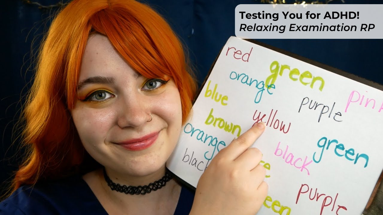  Testing You For ADHD Relaxing Examination ASMR Soft Spoken