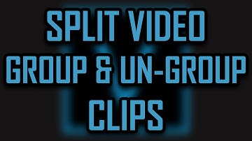 Sony Vegas Pro 11 - How to Split a Video and Group and Ungroup Clips [2025]