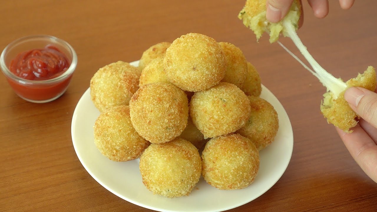 고구마 치즈볼 만들기 :: 정말 맛있는 간식 :: 고구마요리 ::  Sweet Potato Cheese Balls