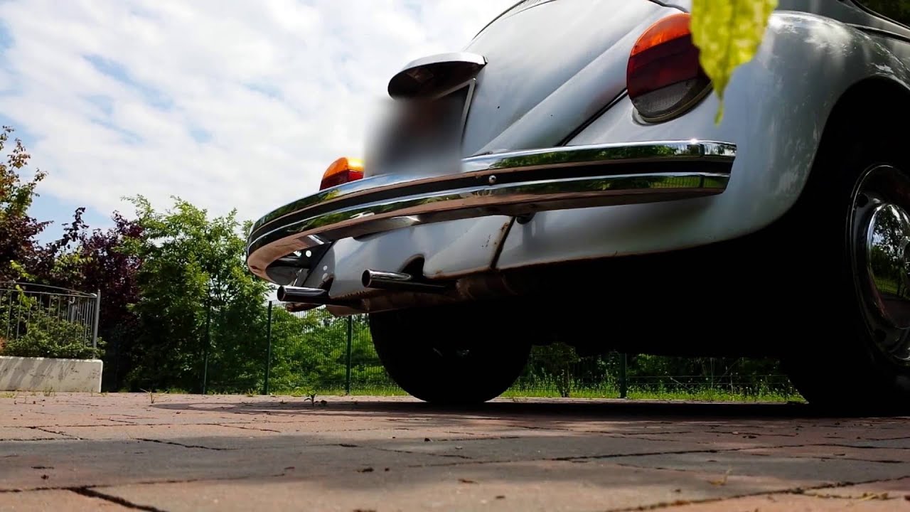 VW Beetle engine sound idle and revving YouTube