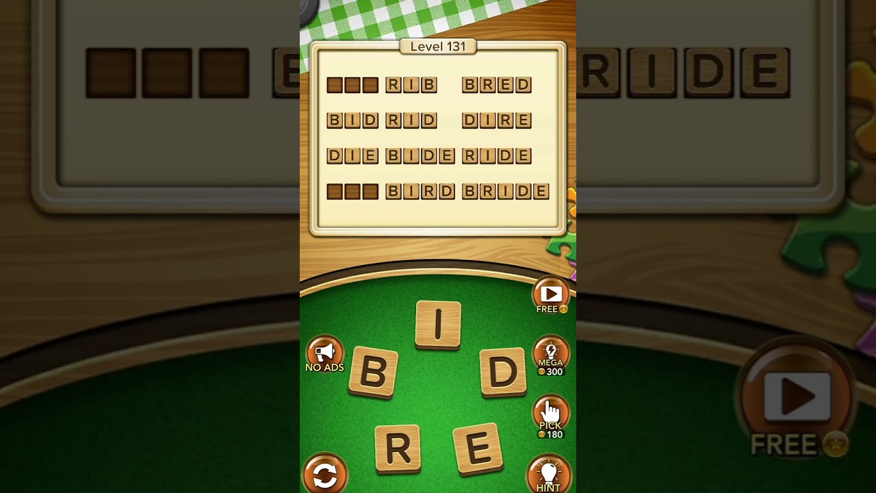 Word collect (level 128 to 132)