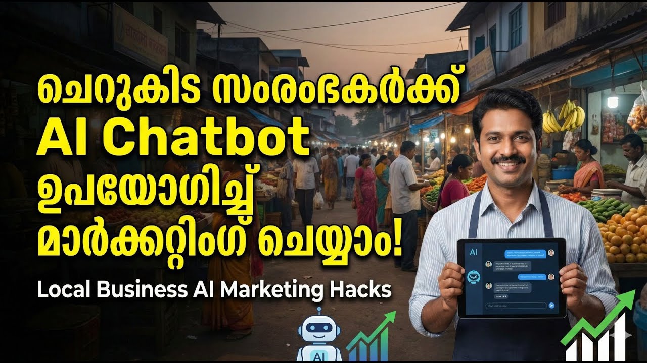ചെറുകിട സംരംഭകർക്ക് വേണ്ടി AI Chatbot ഉപയോഗിച്ച് മാർക്കറ്റിംഗ്  Local Business AI Marketing Hacks