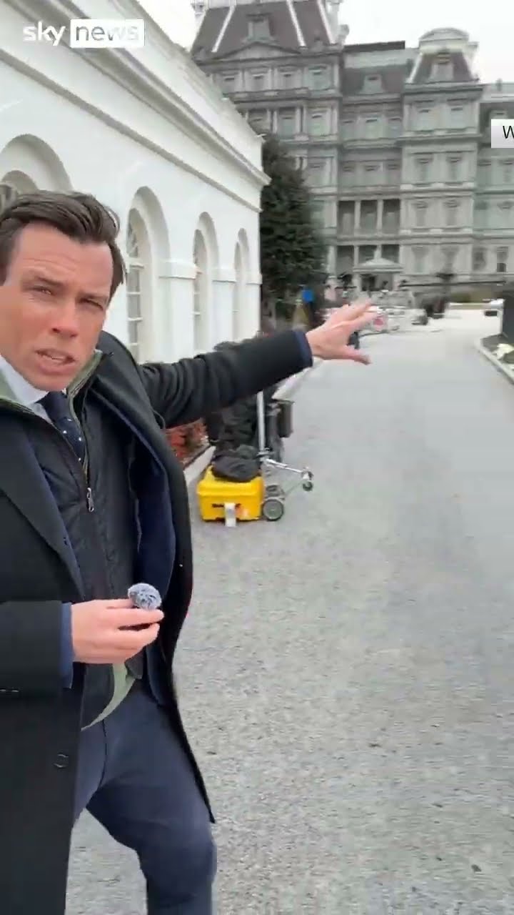Sky's US correspondent, Mark Stone takes a walk around Donald Trump’s White House