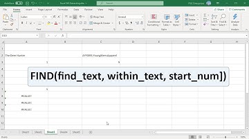 How to find Text in string using FIND and SEARCH functions in Excel - Office 365