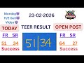 Shillong Teer Live 23-02-2026 Khasi Hills Archery Sports Institute