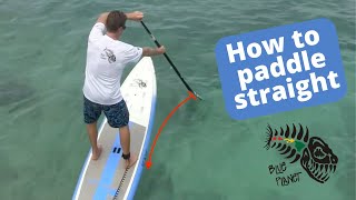 SUP Tips: How to paddle straight on a Stand Up Paddleboard (reverse J stroke)