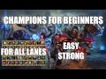 champions for beginners easiest champions season 7 2017 league of legends
