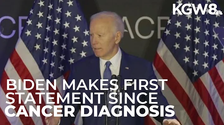 Biden makes first public statement after cancer diagnosis
