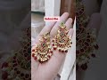 #trending #traditional #jewellery #cz #earrings #buttalu #kammalu #gold #jumkhas #onlineshopping.