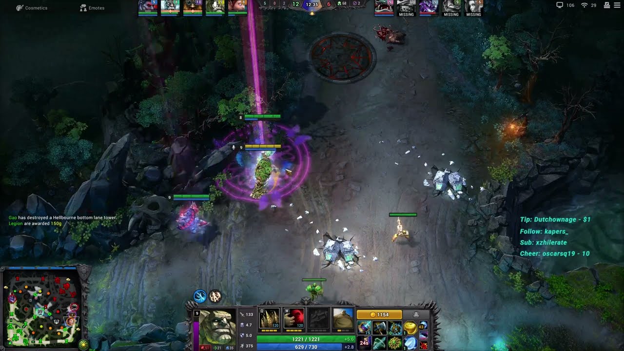 Reborn: Pebbles - Offlane Control the Map