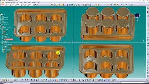 CATIA V5 PRACTICE TUTORIAL-38, TRAY DESIGN GOLDEN COLOR