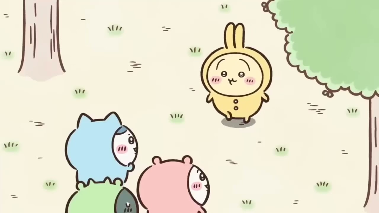 ぷるゃ ちいかわ「うさぎがひたすらプルャ！するだけ（3分」 - YouTube