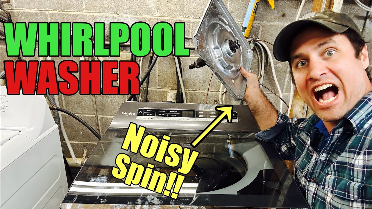 Почему эта стиральная машина Whirlpool Load & Go 2 в 1 шумит во время отжима | Замена редуктора и...