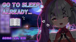 【ASMR】Bedtime Story 💤 With Your Bratty Little Sister 👿 Tsundere Roleplay