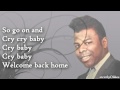 Garnet Mimms & the Enchanters Cry Baby lyrics