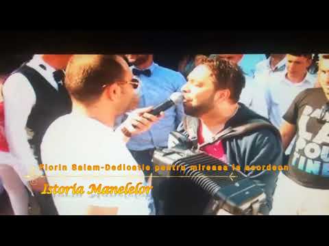 Florin Salam dedicatie pentru mireasa la acordeon