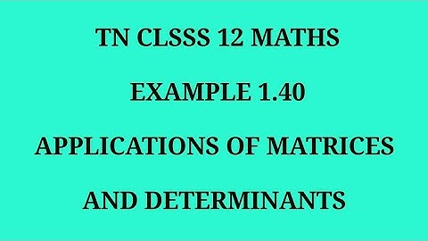 TN 12th maths chapter 1 example 1.40
