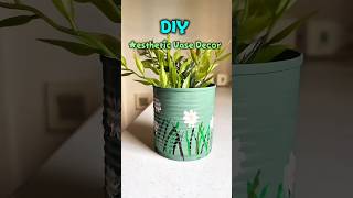 DIY - Home Decor Idea Using Waste Can #shorts #diy #craft #shortvideo #trending #decor #aesthetic