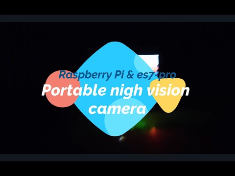 Night Vision on Raspberry Pi: TS7-Pro Display, PiPower & DIY 3D Printed Battery in Action!