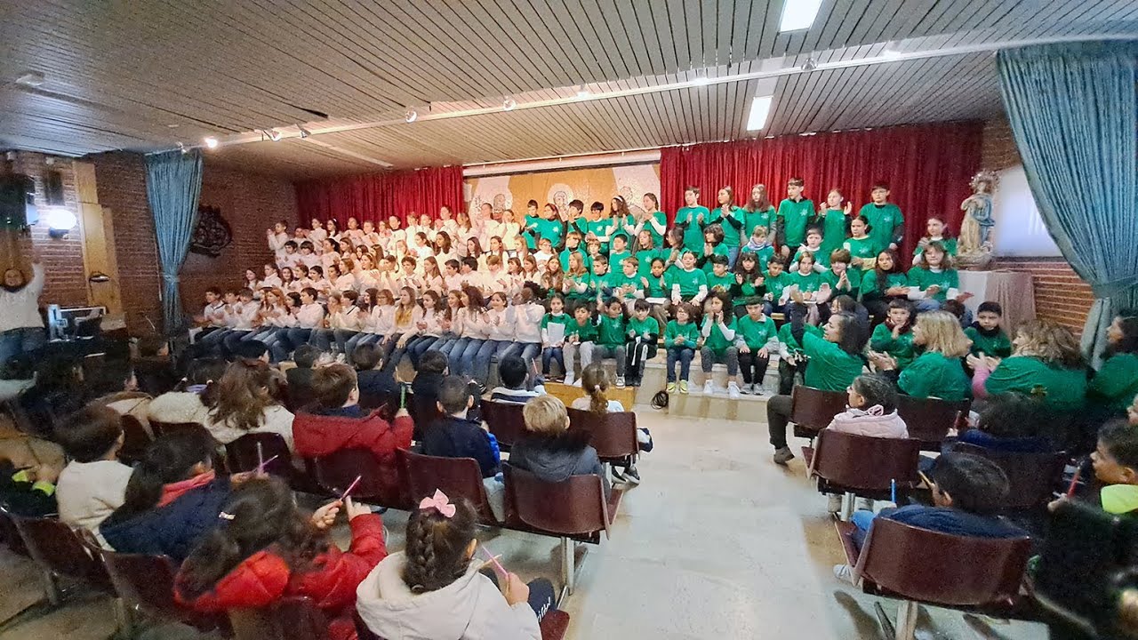EL CEIP SAN JOSE TABLAS  Y MARISTAS GRANADA UNIDOS POR LA PAZ