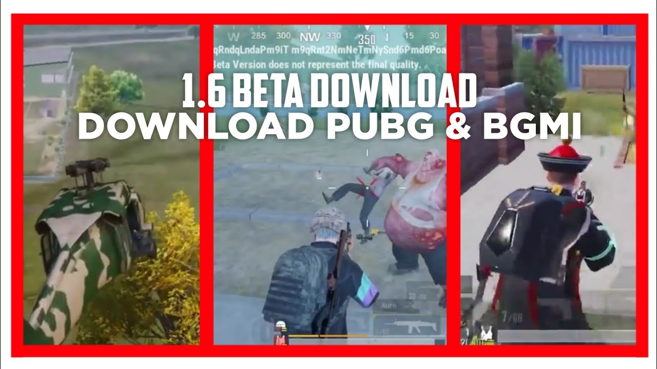 How To Download PUBG Mobile & BGMI 1.6 Beta Version - Panthrz Nox