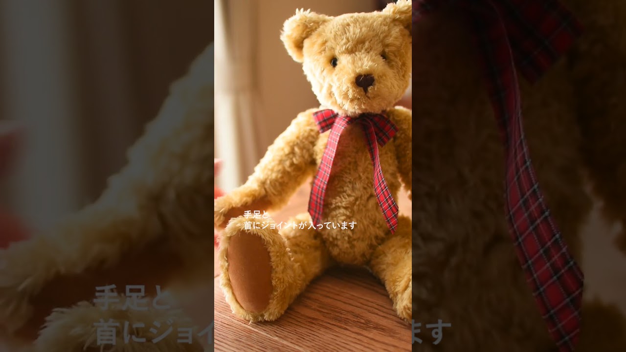 オーダーメイドの本格テディベア｜記念日や誕生日プレゼントに