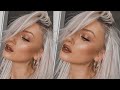 soft bronze fall glam | glowing skin | makeup tutorial | lolaliner