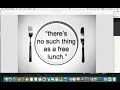 No such thing as a free lunch Explained!