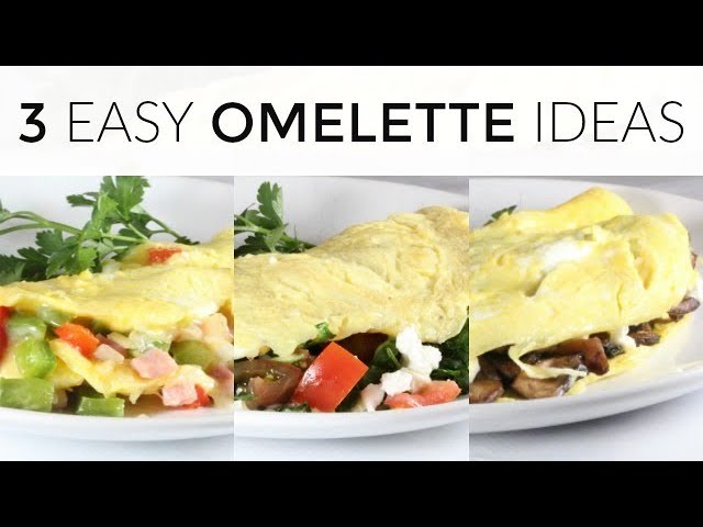 3 EASY OMELETTE RECIPES | healthy breakfast ideas | Clean & Delicious