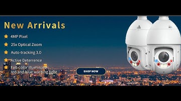 EmpireTech Active Deterrence PTZ Camera PTZ4M-25X-PV PTZ4K-25X-PV Guide Video