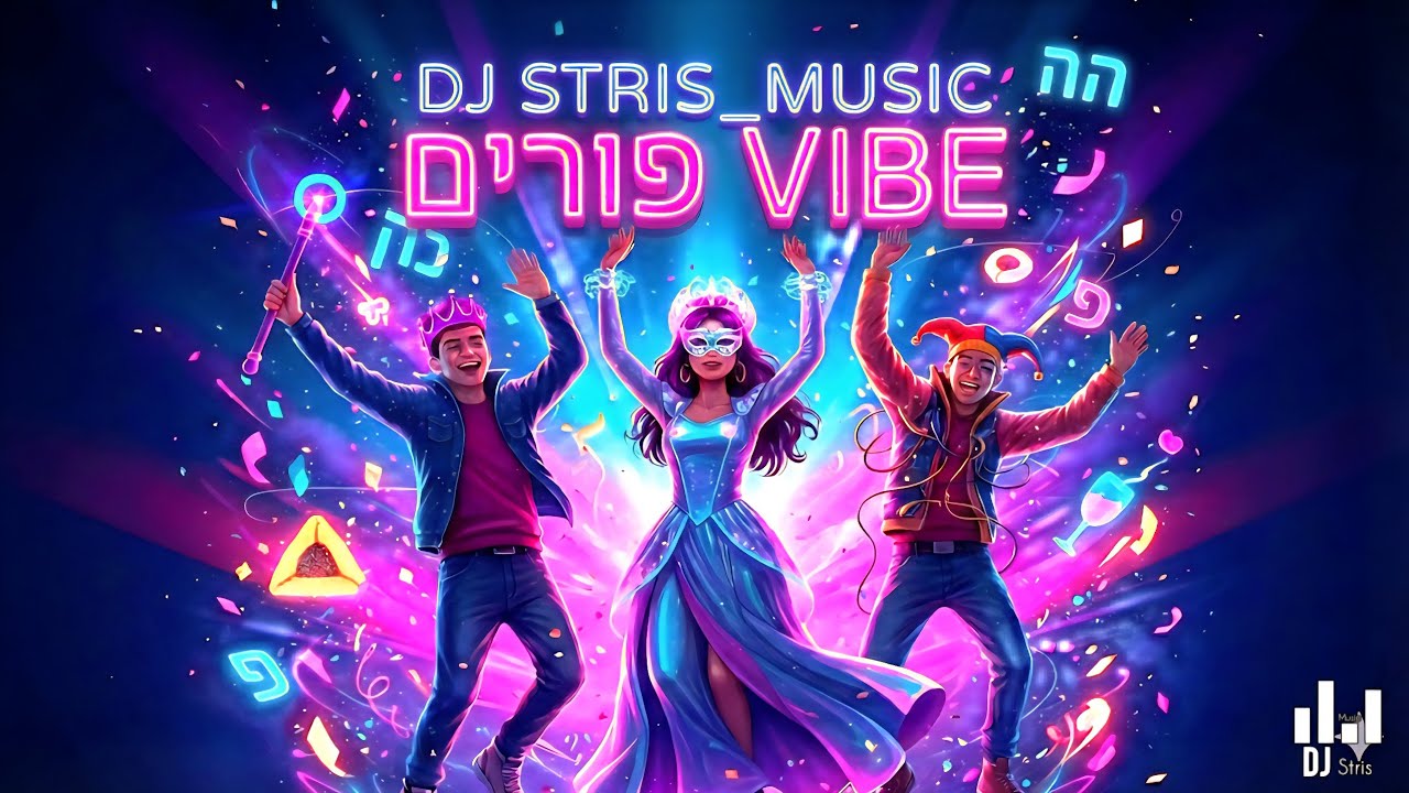 Ai Song Purim 2026 : VIBE פורים (דיג'יי סטריס מיוזיק | DJ STRIS_MUSIC) 🎭🔥