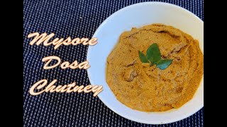 Mysore Dosa Chutney | Mysore Masala Dosa Chutney| Red Coconut Chutney | Recipe for you