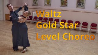 Waltz D Star Level Choreography Double Natural Spin, Closed Wing