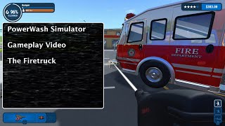 PowerWash Simulator Firetruck Game Play screenshot 3